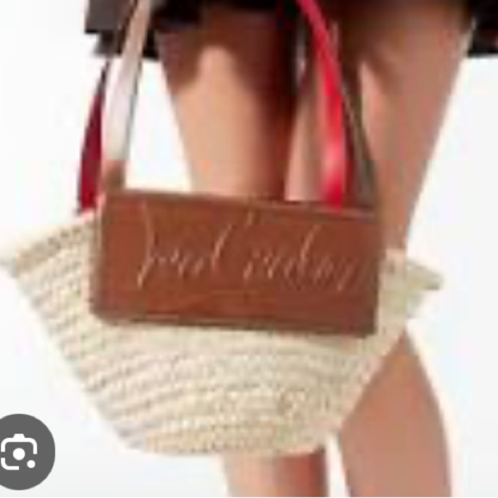 Christian Louboutin Brown and Cream Tote Bag